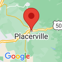 Map of Placerville, CA US